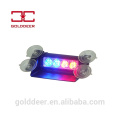 Law Enforcement Verwendung Visier Led Blitzlicht rot und blau